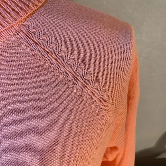 Stephanie Andrews Salmon Turtleneck - Picture 3 of 6